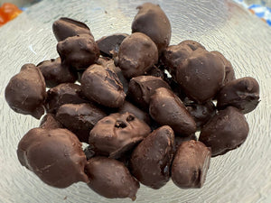 Orange strips with dark chocolate
