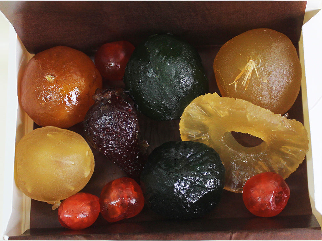ASSORTMENT OF CANDIED FRUIT